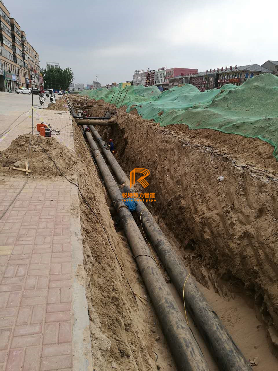 山東益通滑縣文明路集中供熱項目工程